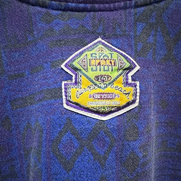 Vintage SPOT SPORT European Beach Blue Pullover XL Sweater Surf Skate USA 90's - Picture 9 of 9